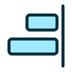 Align Right Icon from Ultimate Duotone Set