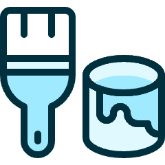 Color Bucket Brush Icon from Ultimate Duotone Set