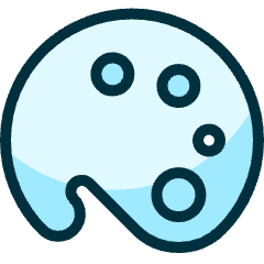 Color Painting Palette Icon from Ultimate Duotone Set