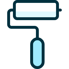 Color Rolling Brush Icon from Ultimate Duotone Set