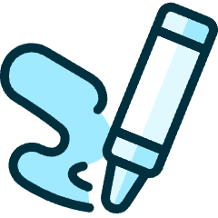 Color Tube Painting Icon from Ultimate Duotone Set