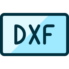 Design Document Dxf Icon from Ultimate Duotone Set