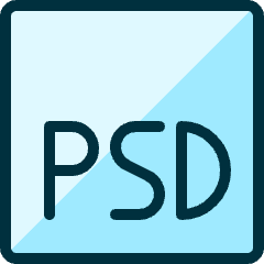 Design Document Psd 1 Icon from Ultimate Duotone Set