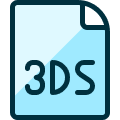 Design File 3ds Icon from Ultimate Duotone Set