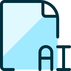 Design File Ai 1 Icon from Ultimate Duotone Set