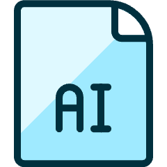Design File Ai Icon from Ultimate Duotone Set