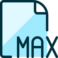 Design File Max 1 Icon from Ultimate Duotone Set