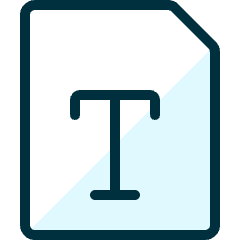 Design File Text Icon from Ultimate Duotone Set