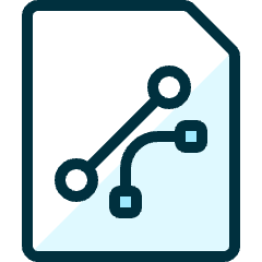 Design File Vector Icon from Ultimate Duotone Set