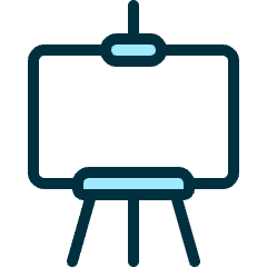 Design Drawing Board 1 Icon from Ultimate Duotone Set