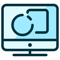 Design Shape Monitor Icon from Ultimate Duotone Set