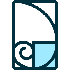 Design Tool Fibonacci Icon from Ultimate Duotone Set