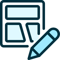 Design Tool Wireframe Icon from Ultimate Duotone Set