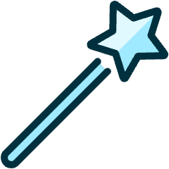 Design Tool Magic Wand 1 Icon from Ultimate Duotone Set