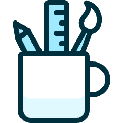 Design Tool Pen Station Icon from Ultimate Duotone Set