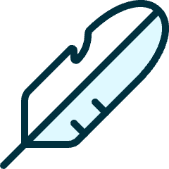Design Tool Quill 1 Icon from Ultimate Duotone Set