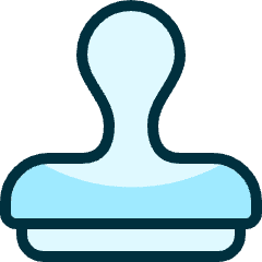 Design Tool Stamp 1 Icon from Ultimate Duotone Set