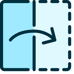 Flip Right Icon from Ultimate Duotone Set