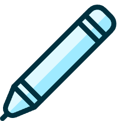 Graphic Tablet Drawing Pen Icon from Ultimate Duotone Set