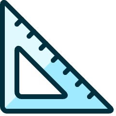 Ruler Triangle Icon from Ultimate Duotone Set