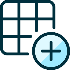 Layers Grid Add Icon from Ultimate Duotone Set