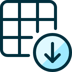 Layers Grid Download Icon from Ultimate Duotone Set