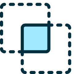 Pathfinder Intersect Icon from Ultimate Duotone Set