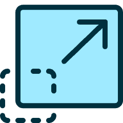 Resize Expand Corner Icon from Ultimate Duotone Set