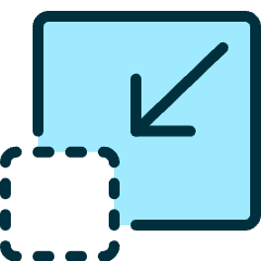 Resize Shrink Icon from Ultimate Duotone Set