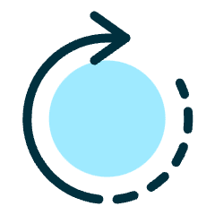 Rotate Forward Icon from Ultimate Duotone Set