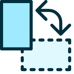 Rotate Horizontal Icon from Ultimate Duotone Set