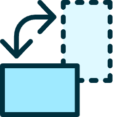 Rotate Vertical Icon from Ultimate Duotone Set