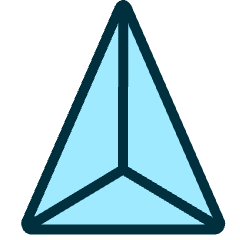 Shape Pyramid Icon from Ultimate Duotone Set
