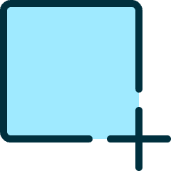 Shape Square Add Icon from Ultimate Duotone Set