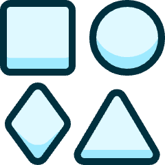 Shapes Icon from Ultimate Duotone Set