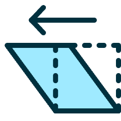 Transform Left Icon from Ultimate Duotone Set