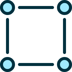 Vectors Anchor Square 1 Icon from Ultimate Duotone Set