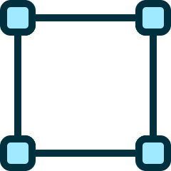 Vectors Anchor Square Icon from Ultimate Duotone Set