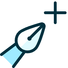 Vectors Pen Add Icon from Ultimate Duotone Set