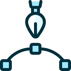 Vectors Pen New Anchor Icon from Ultimate Duotone Set
