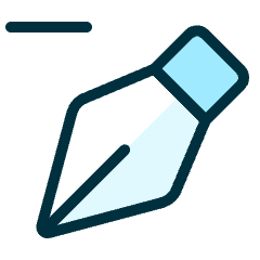 Vectors Pen Subtract 1 Icon from Ultimate Duotone Set