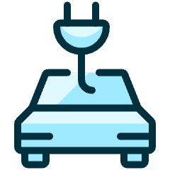 Clean Car Cable Charge Icon from Ultimate Duotone Set