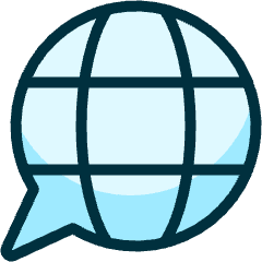 Ecology Globe Message Icon from Ultimate Duotone Set