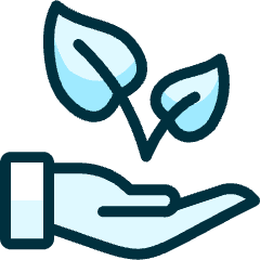 Ecology Plant Hand Icon from Ultimate Duotone Set