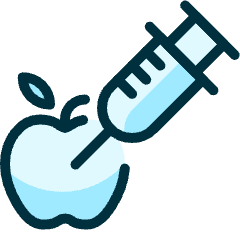Gmo Food Apple Icon from Ultimate Duotone Set