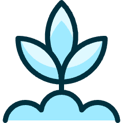 Organic Plant Grow Icon from Ultimate Duotone Set