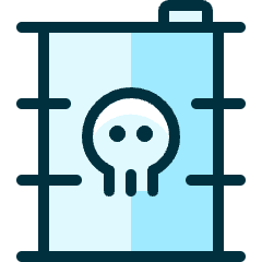 Pollution Barrel Icon from Ultimate Duotone Set