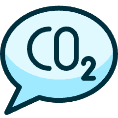 Pollution Co2 Message Icon from Ultimate Duotone Set