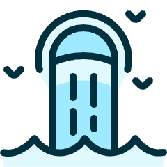 Pollution Water Icon from Ultimate Duotone Set