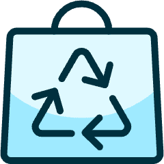 Recycling Bag 1 Icon from Ultimate Duotone Set